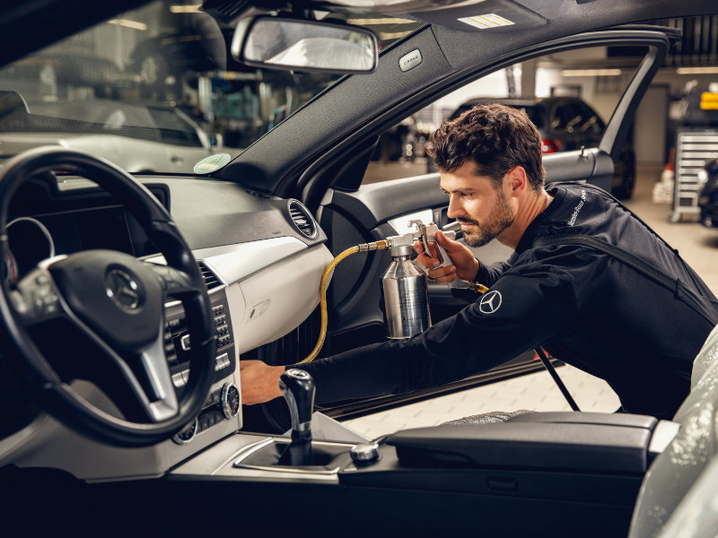 Mercedes-Benz Service Klimaanlagenreinigung